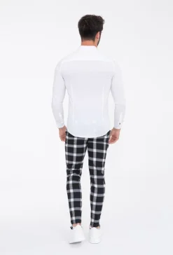 Pantalon à carreaux