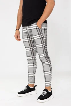 Pantalon à carreaux