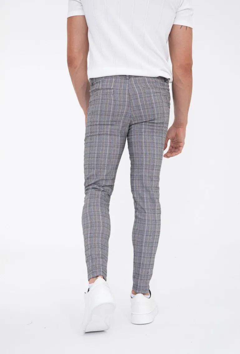 Pantalon à carreaux