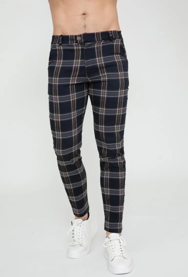 Pantalon à carreaux