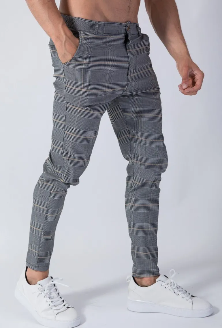 Pantalon à carreaux