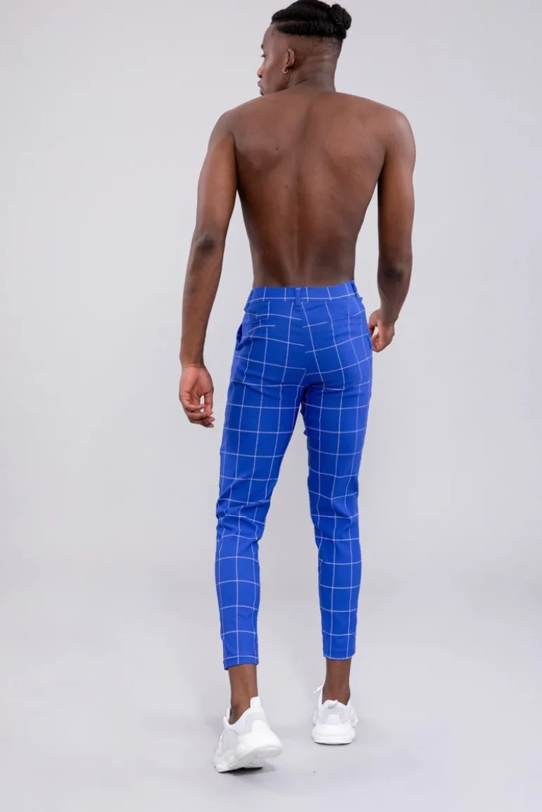 Pantalon à carreaux : style tendance pour homme