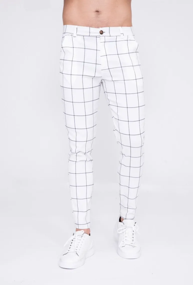 Pantalon à carreaux : style tendance pour homme