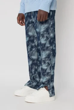 Pantalon à motifs