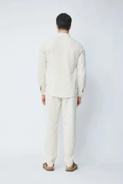 Pantalon à rayures