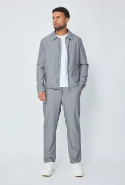 Pantalon à rayures coupe normale