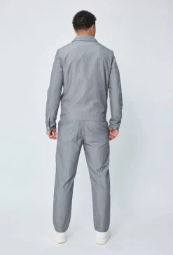 Pantalon à rayures coupe normale