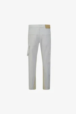 Pantalon bicolore à panneaux contrastants