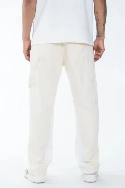 Pantalon bicolore à panneaux contrastants