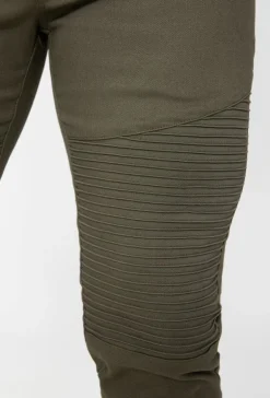 Pantalon biker toile