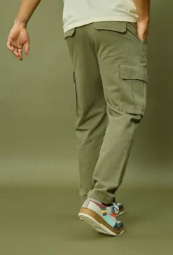 Pantalon cargo jogger à poche multiple