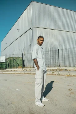 Pantalon cargo jogger à poche multiple