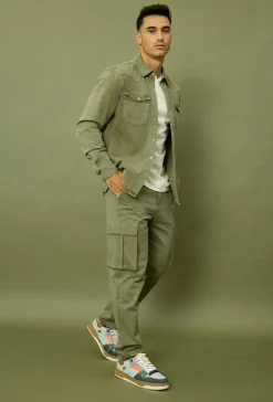 Pantalon cargo jogger à poche multiple