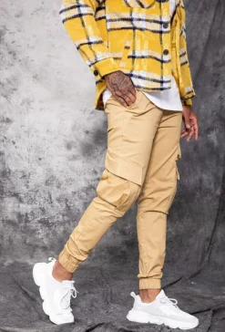 Pantalon cargo jogger avec zip
