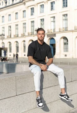 Pantalon cargo jogger avec zip