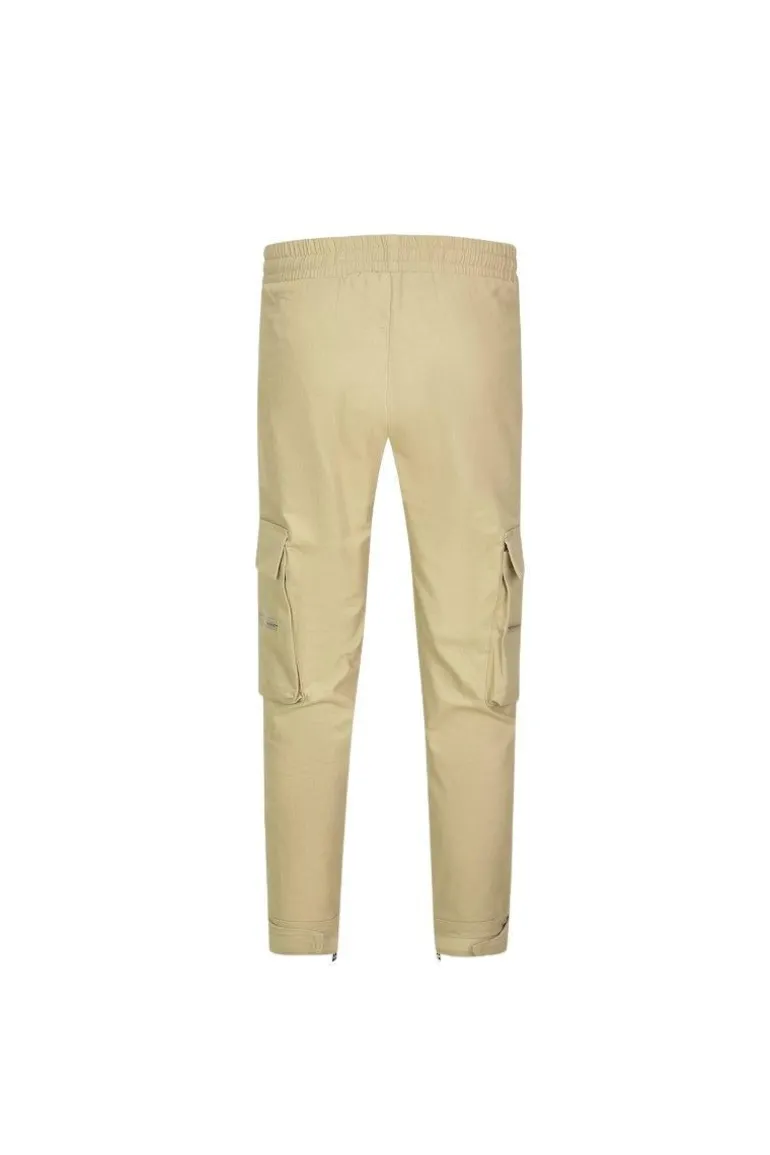 Pantalon cargo jogger avec détail zippé