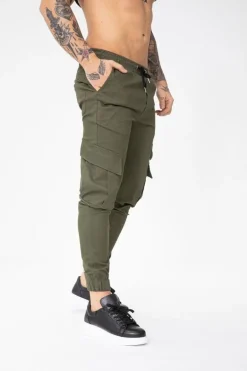Pantalon cargo jogger avec zip