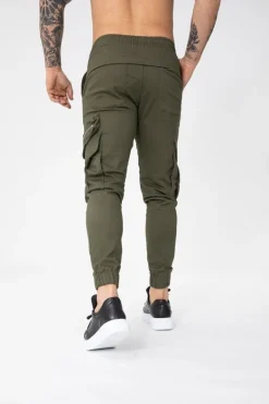 Pantalon cargo jogger avec zip