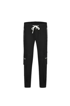 Pantalon cargo jogger avec détail zippé