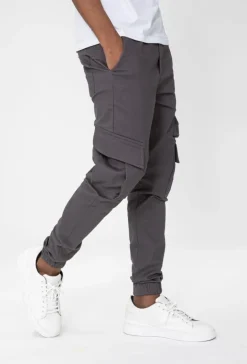 Pantalon cargo jogger avec zip