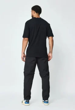 Pantalon cargo jogger multipoche à zip
