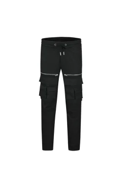 Pantalon cargo jogger multipoche à zip
