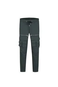 Pantalon cargo jogger multipoche à zip