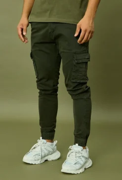 Pantalon cargo jogger treillis