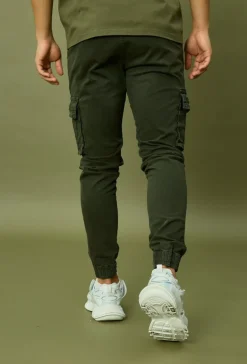 Pantalon cargo jogger treillis