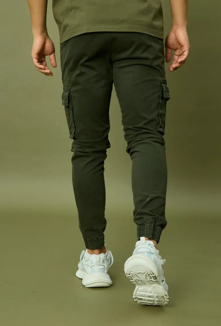 Pantalon cargo jogger treillis