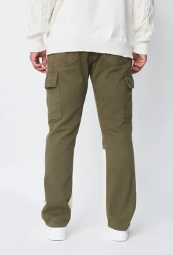 Pantalon cargo patchwork