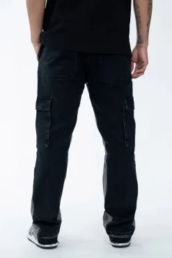 Pantalon cargo patchwork
