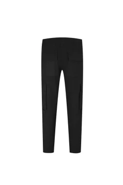 Pantalon cargo toile à fentes zippées