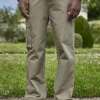 Pantalon cargo toile large