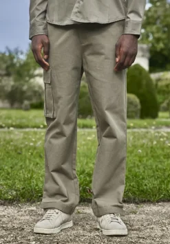 Pantalon cargo toile large