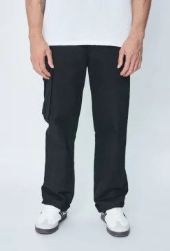 Pantalon cargo toile large