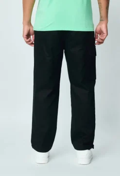Pantalon cargo toile large