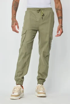 Pantalon cargo uni