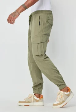 Pantalon cargo uni