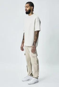 Pantalon cargo utility droit
