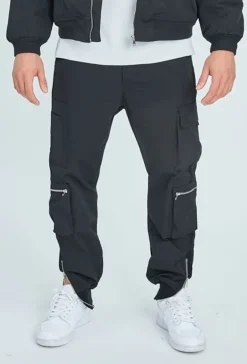 Pantalon cargo zippé