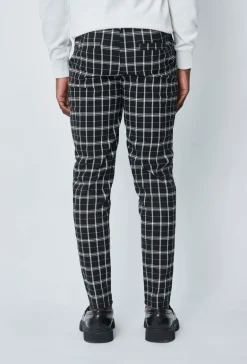 Pantalon chino à carreaux