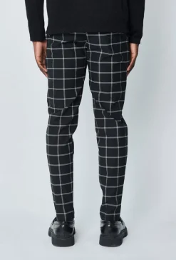 Pantalon chino à carreaux