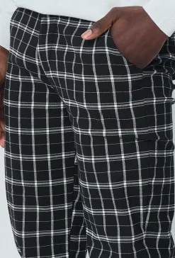 Pantalon chino à carreaux