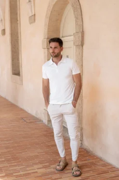 Pantalon chino à rayures