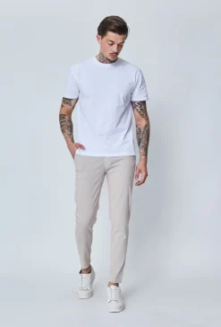 Pantalon chino à rayures