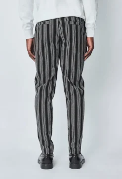 Pantalon chino à rayures
