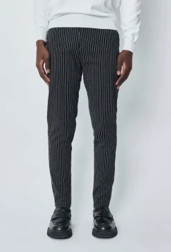 Pantalon chino à rayures