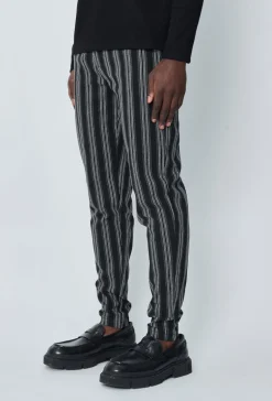 Pantalon chino à rayures