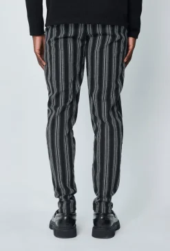 Pantalon chino à rayures
